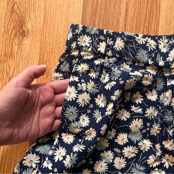 Drapey Pull-On Shorts in French Floral - Picture 8 of 10